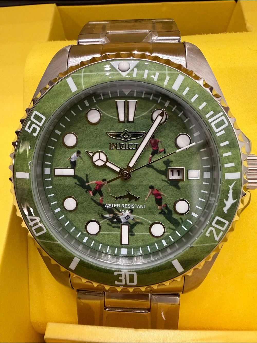 Invicta Visions ProDiver “Bend It” Soccer Watch